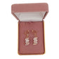 Gold Diamante Zig Zag Clip On Earrings(2)