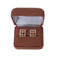 Gold  Harlequin Clip On Earrings(2)