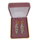 Gold Leaf Drop Clip On Earrings(2)