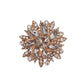 Gold Sparkle Fashion Costume Brooch