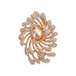 Golden Swirl Ladies Brooch