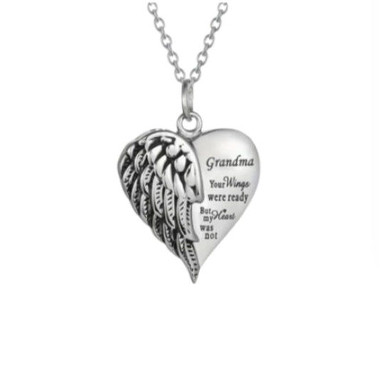 Grandma Your Wings Were Ready Ashes Locket