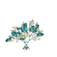 Green Crystal Tree Ladies Brooch