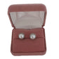 Grey 10mm Stud Pearl Clip On Earrings(2)
