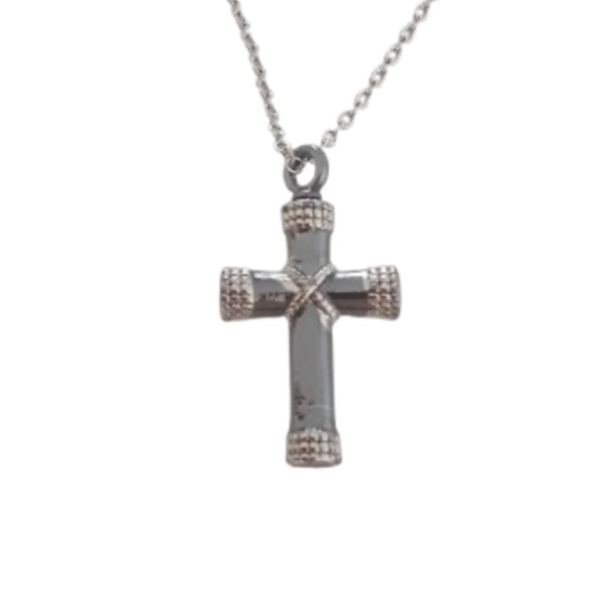 Grey Cross Memorial Cremation Ashes Pendant