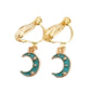 Half Moon Dangly Fashion Earrings