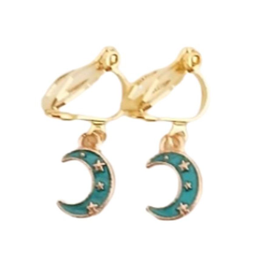 Half Moon Dangly Fashion Earrings