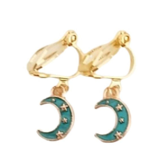 Half Moon Dangly Fashion Earrings