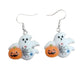 Halloween Lady Ghost Dangly Fashion Earrings