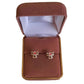Happy Reindeer Sterling Silver Christmas Earrings(2)