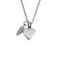 Heart And Feather Cremation Ashes Locket