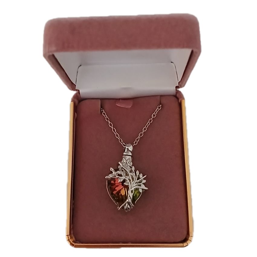 Heart And Tree Cremation Ashes Locket()
