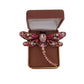 Huge Pink Stone Dragonfly Brooch(2)