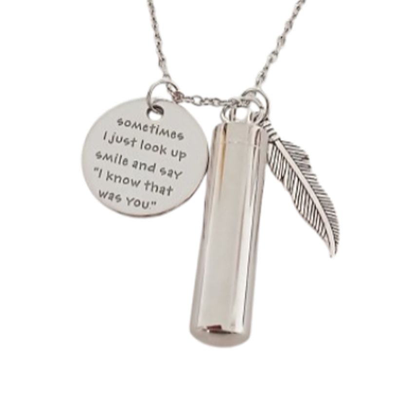 I Know That Was You Cylinder Ashes Locket