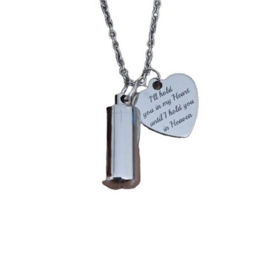 I Will Hold You In My Heart Charm Ashes Locket