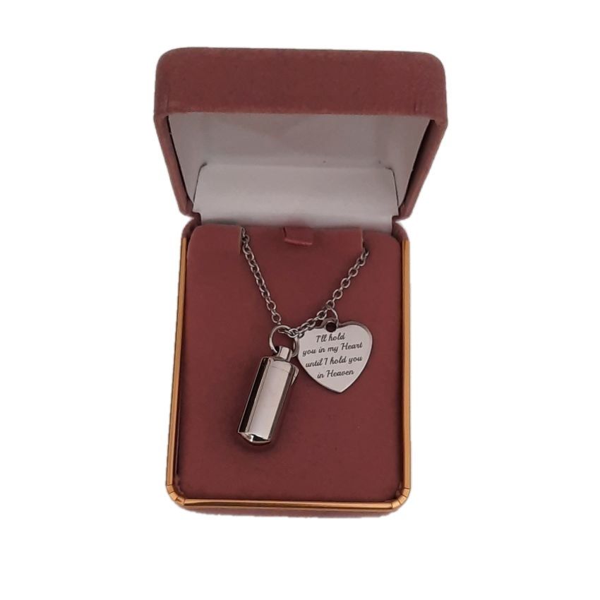 I Will Hold You In My Heart Charm Ashes Locket(2)