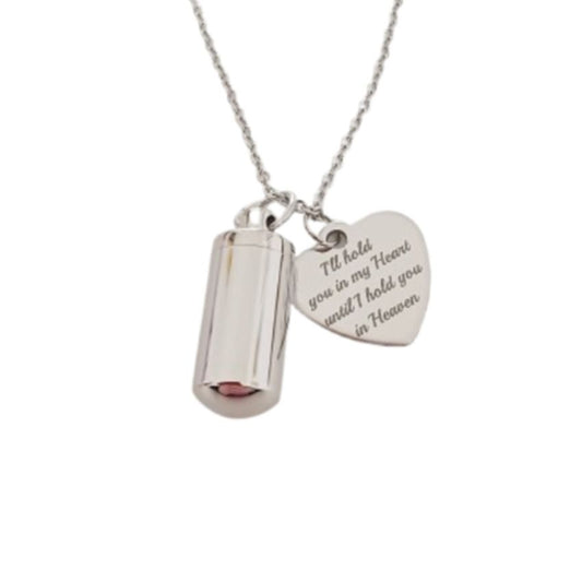 I Will Hold You In My Heart Charm Ashes Locket