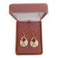 Ivory And Gold Clip On Earrings(2)