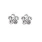Kids Small Diamante Flower Clip On Earrings