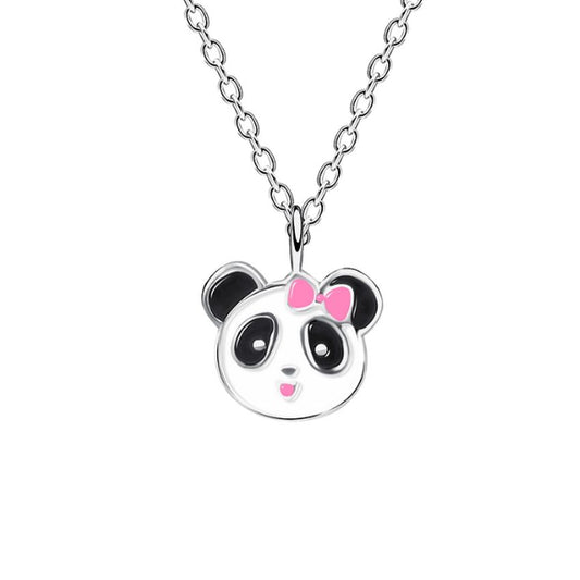 Kids Sterling Silver Panda Pendant