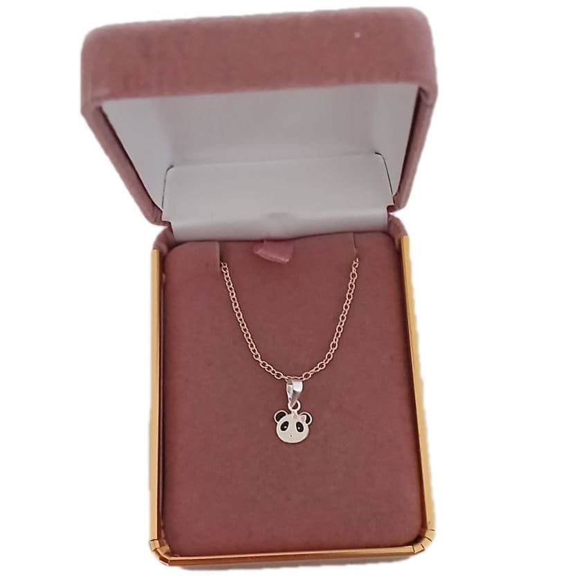 Kids Sterling Silver Panda Pendant(2)