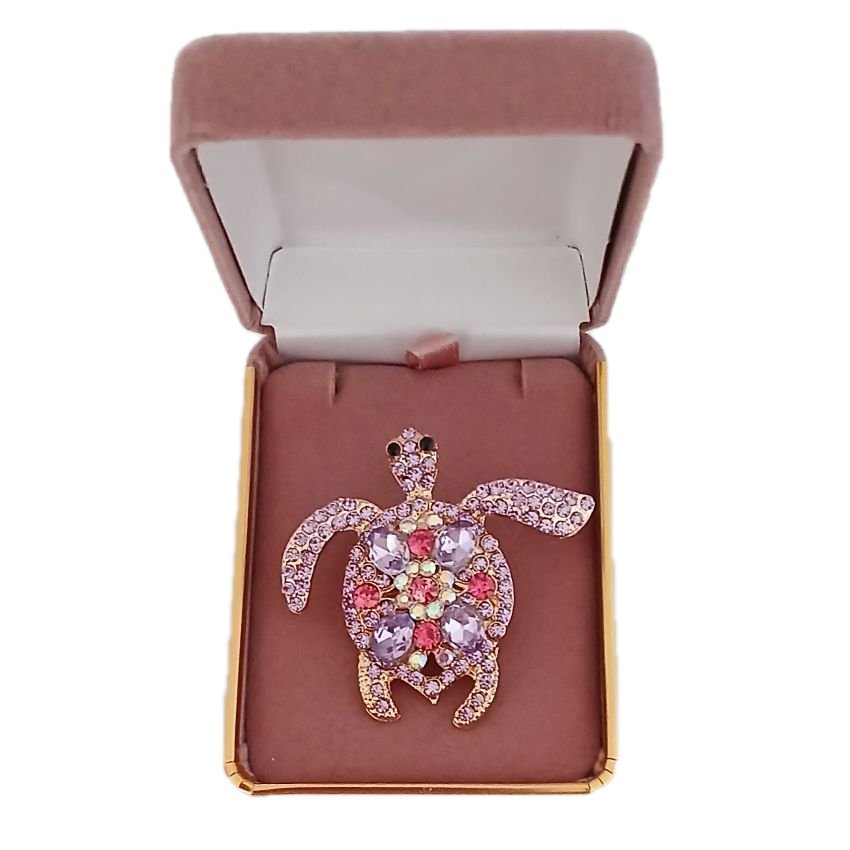 Ladies Colourful Turtle Brooch(2)