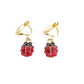 Ladybird Clip On Earrings