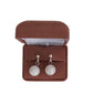 Large 14mm Pearl Ball Clip On Earrings(2)