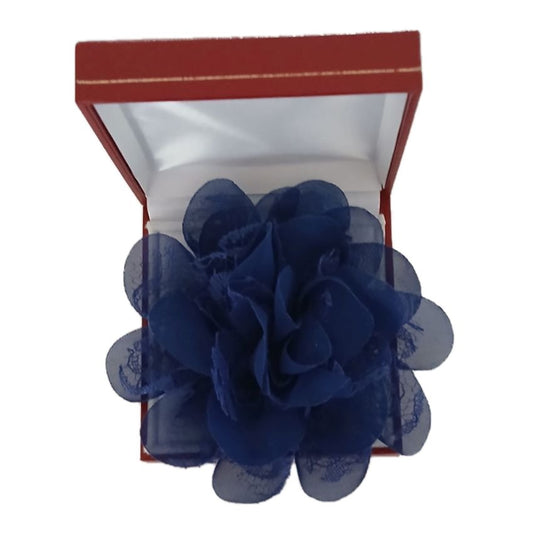 Large Blue Shabby Chic Wrist Corsage