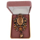 Large Brown And Orange Cameo Brooch(2)