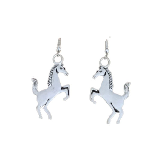 Large Horse Dangly Fashion Earrings