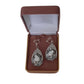 Large Inset Stone Diamante Clip Earrings(2)