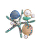 Large Starfish Shell Brooch