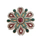Large Vintage Design Diamante Brooch
