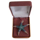 Large Crystal Starfish Brooch(2)
