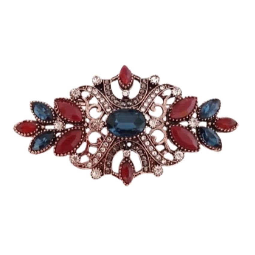 Large Vintage Design Diamante Brooch