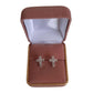 Larger Crystal Cross Stud Communion Earrings(2)