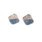 Light Blue Square Clip On Earrings