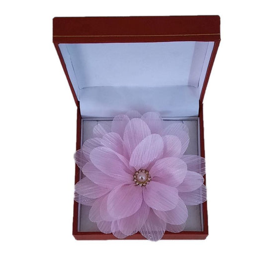 Light Pink Sparkly Flower Wrist Corsage