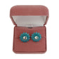 Light Plastic Teal Clip On Earrings(2)