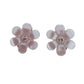 Lilac Flower Clip On Earrings
