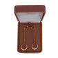 Long Drop Diamante Hoop Clip On Earrings(2)