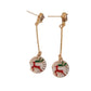 Long Stem Reindeer Earrings