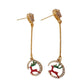 Long Stem Reindeer Earrings