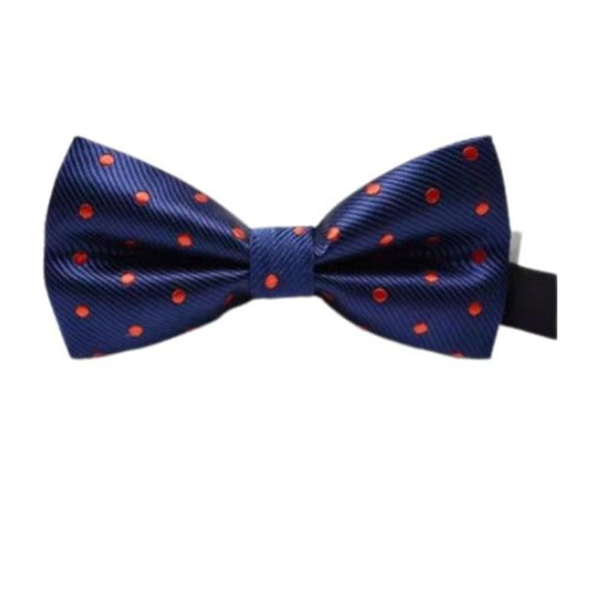 Medium Size Red Spotted Dickie Bow Tie