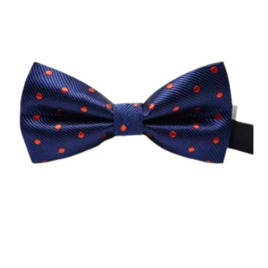 Medium Size Red Spotted Dickie Bow Tie