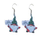 Merry Christmas Gnome Earrings
