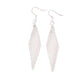 Mesh Chain Silver Dangly Earrings
