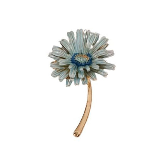 Mint Green Flower Brooch