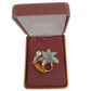 Mint Green Flower Brooch(2)